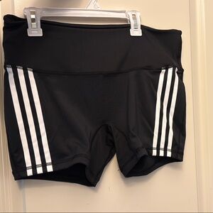 adidas Black and White Athletic Shorts